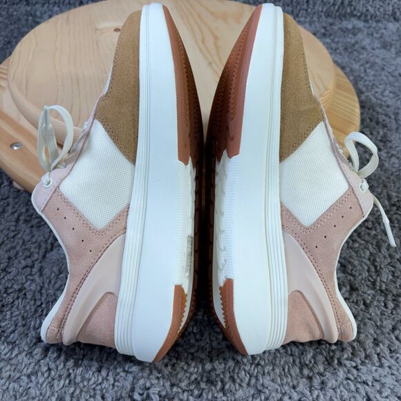 Kizik Brisbane Hands Free Sneakers Womens Size 6 Suede Amberlight Low Top Shoes - Picture 5 of 8